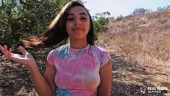 Real Teens - Sexy Teen Taken From A Hike Home For Rough Sex video