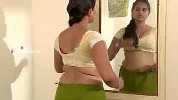 IndianSexy Aunty Dress in Bedroom video