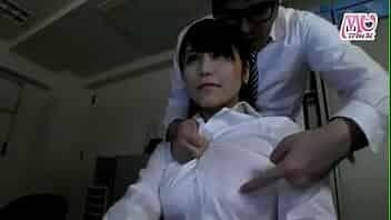 Young secretary suduced by coworkers video