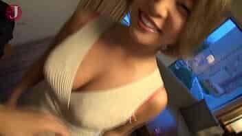 Short-hair Sexy Asian chick in tight clothes pleasures a man with her beautiful body video