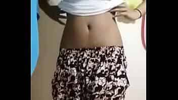 Hot India girl desi giving  solo video