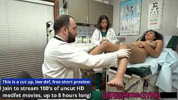 Doctor Tampa Gives A 2nd Opinion For Dr. Aria Nicole On Humiliated & Embarassed Patient Mara Luv During Her Annual Physical! On Hidden Camera At GirlsGoneGynoCom JOIN NOW FOR FULL MOVIE! video